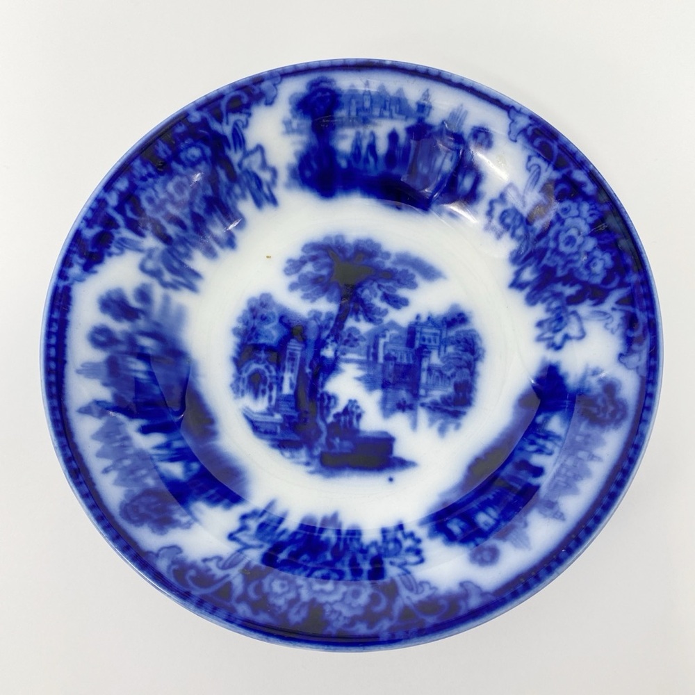 Antique Flow Blue Small Bowls 2